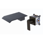 Grifo de Pared Cascada PureWave Black - CasaNova