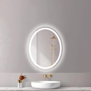 Espejo con Luz LED Ovalado 65x82 cm - CasaNova