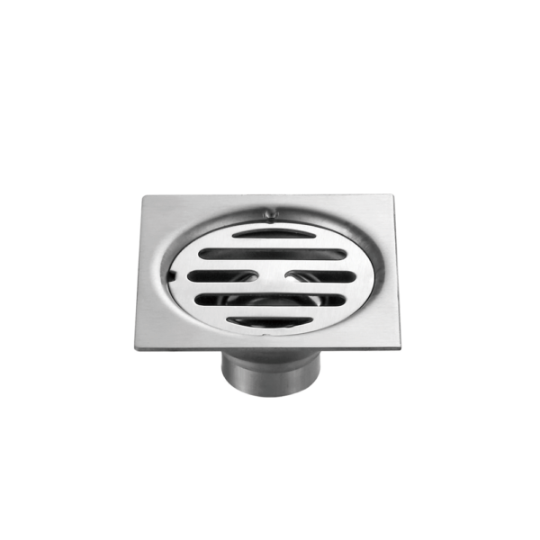 Sifón para Piso de 8 x 8 cm con ranuras horizontales - CasaNova