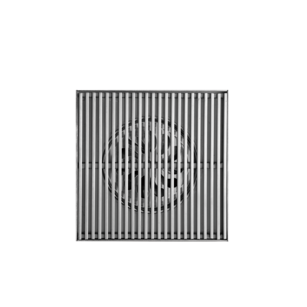 Sifón para Piso de 30 x 30 cm con Rejilla en Barras - CasaNova