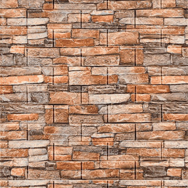 Adhesivo 3D de Pared Roca Roja - CasaNova