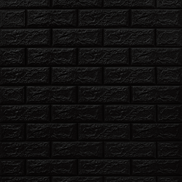 Adhesivo 3D de Pared Negro