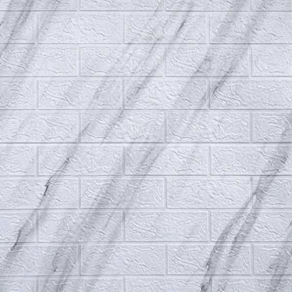 Adhesivo 3D de Pared Blanco Marmol - CasaNova