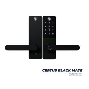 Cerradura Digital con Huella Certus Black - CasaNova