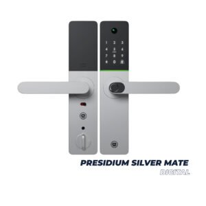 Cerradura Digital Presidium Black Silver - CasaNova