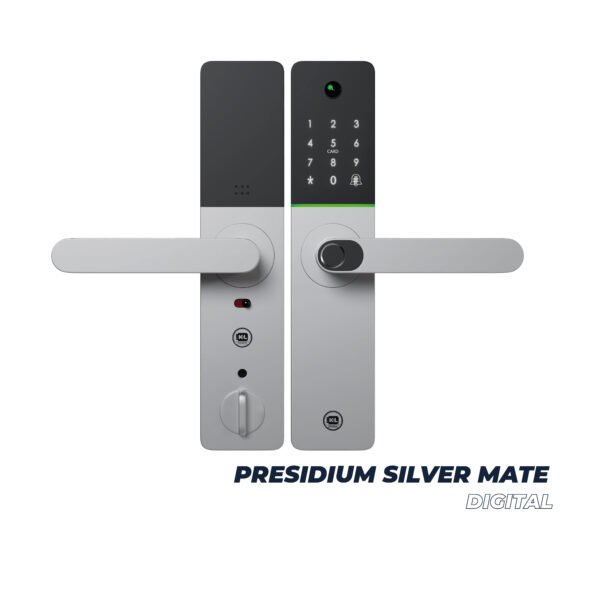 Cerradura Digital Presidium Black Silver - CasaNova