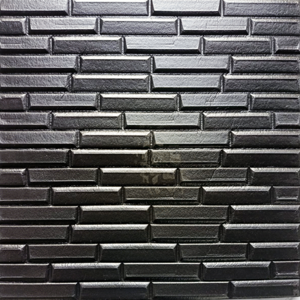 Adhesivo para Pared 3D Ladrillo Industrial Negro - CasaNova Colombia