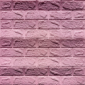Adhesivo para Pared 3D Ladrillo Rosado - CasaNova Colombia