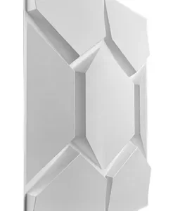 Panel decorativo PVC con diseño geométrico en relieve - CasaNova Colombia