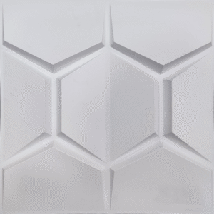 Panel decorativo PVC con diseño geométrico en relieve - CasaNova Colombia