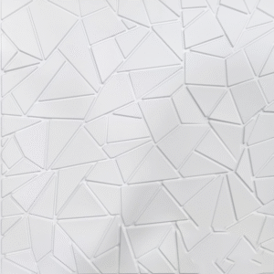 Láminas 3D para pared con diseño geométrico fragmentado - CasaNova Colombia