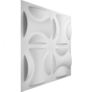 Paneles decorativos 3D con diseño de formas curvas y semicirculares - CasaNova Colombia