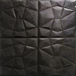 Adhesivo para Pared 3D Geometría facetada Negra - CasaNova Colombia