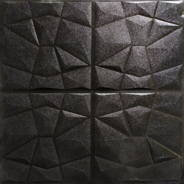 Adhesivo para Pared 3D Geometría facetada Negra - CasaNova Colombia