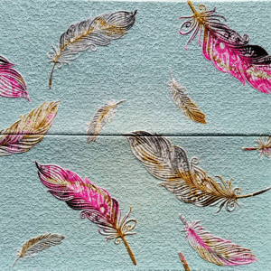 Adhesivo para Pared 3D Plumas Rosas - CasaNova Colombia