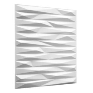 Panel en 3D con diseño lineal facetado - CasaNova Colombia