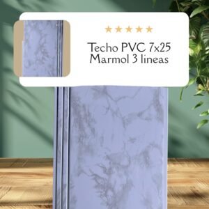 Techo PVC Humo 3 Líneas - CasaNova Colombia