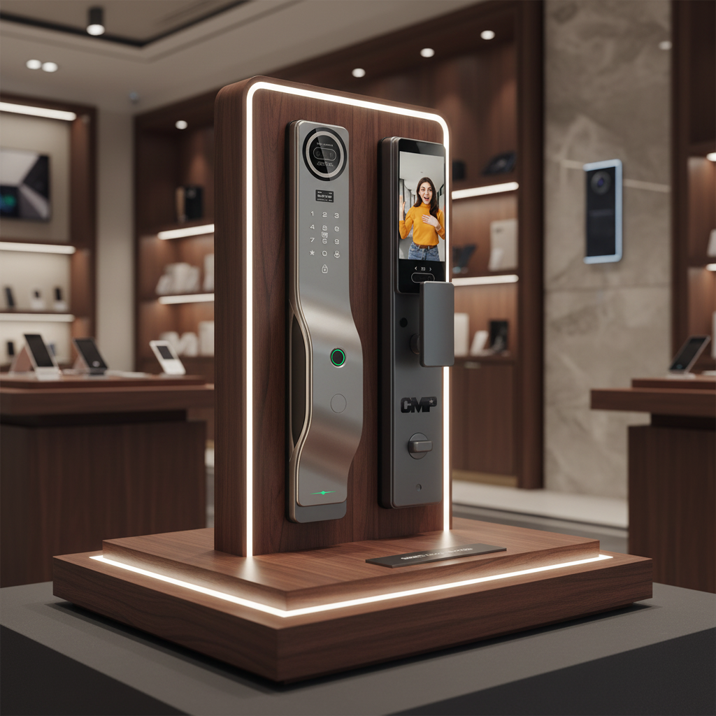 Cerradura Inteligente CMX con Reconocimiento Facial, Palma, Alexa, Google Home y App Tuya Smart - CasaNova Colombia