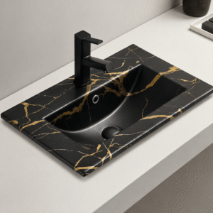Lavamanos Rectangular de empotrar en mueble – Perla Blanca - CasaNova Colombia