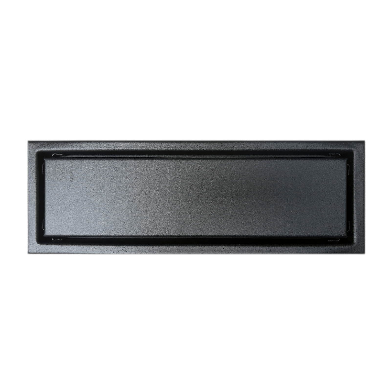 Rejilla para Piso 30 x 10 cm Negra Lisa - CasaNova Colombia