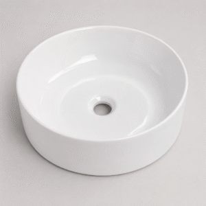 Lavamanos Blanco brillante, redondo – Perla Blanca - CasaNova Colombia