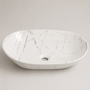 Lavamanos En forma ovalada blanco mate con – Serenity Basin - CasaNova Colombia
