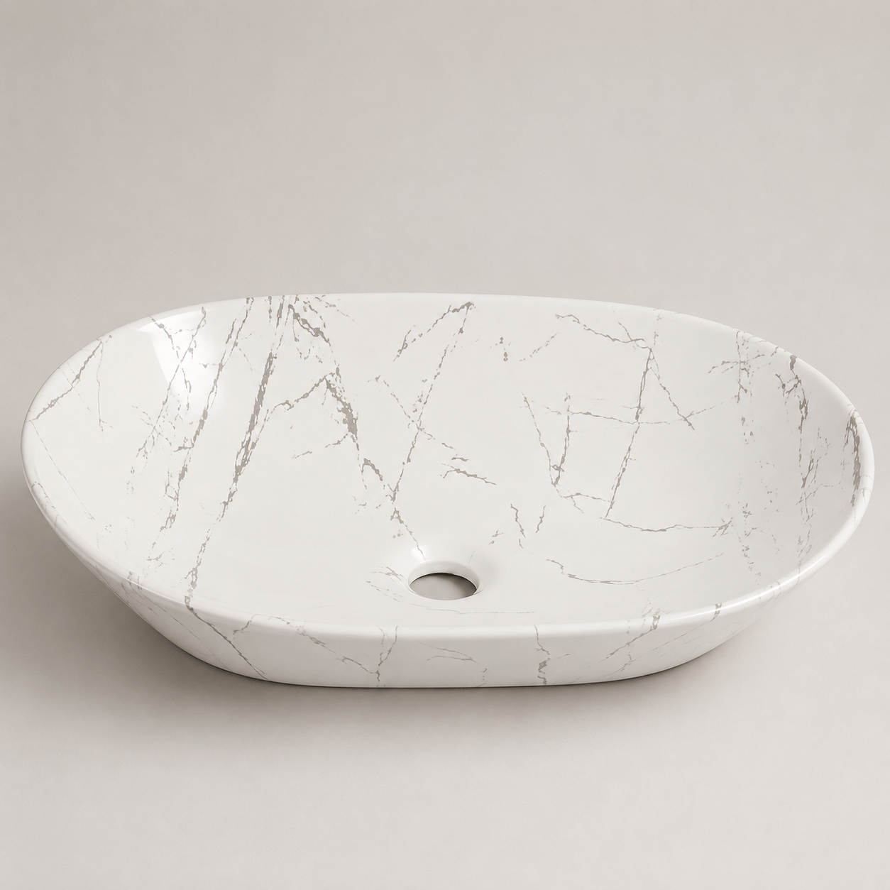 Lavamanos En forma ovalada blanco mate con – Serenity Basin - CasaNova Colombia