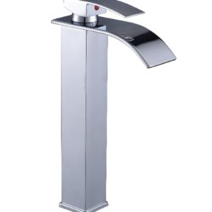 Grifo para Lavamanos De caña alta, cromado – Royal Cascade - CasaNova Colombia