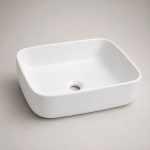 Lavamanos Rectangular de sobreponer, blanco – Ola Serena - CasaNova Colombia